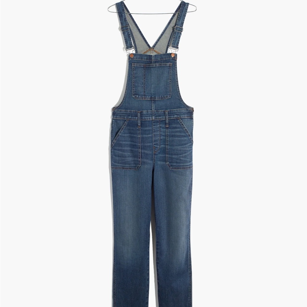 Madewell stovepipe overalls